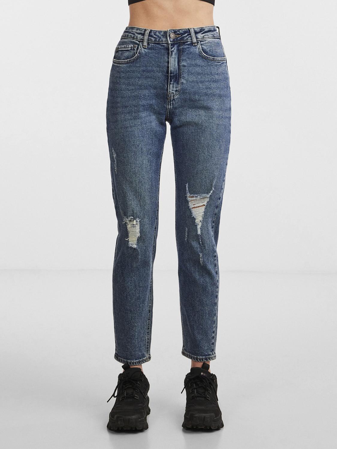 PCBELLA Jeans - Medium Blue Denim